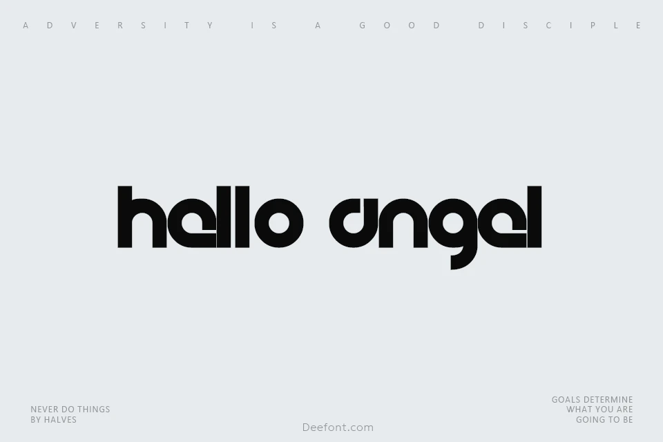Hello Angel Font
