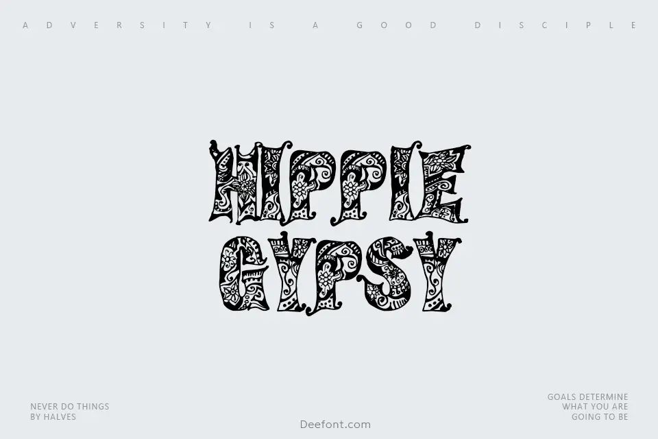 Hippie Gypsy Font