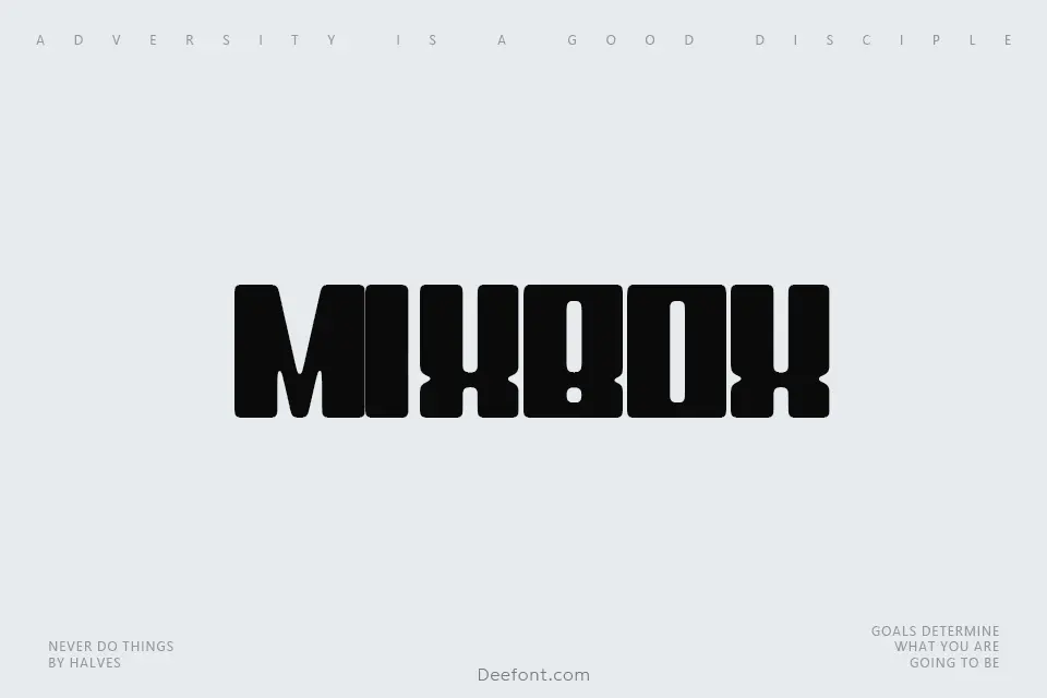 Mixbox Font Family