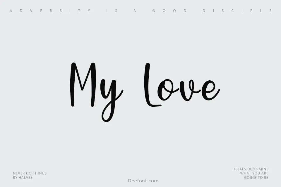 My Love Font