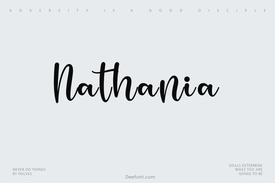Nathania Font