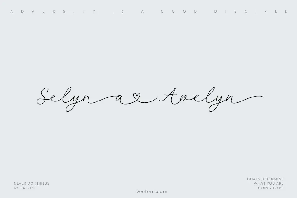 Selyna Avelyn Font