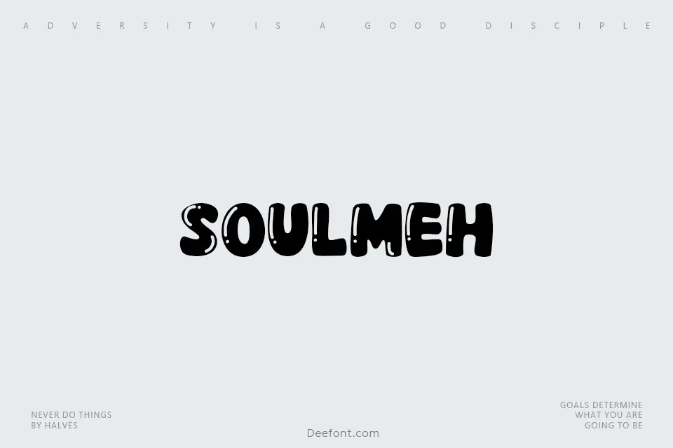 Soulmeh Font
