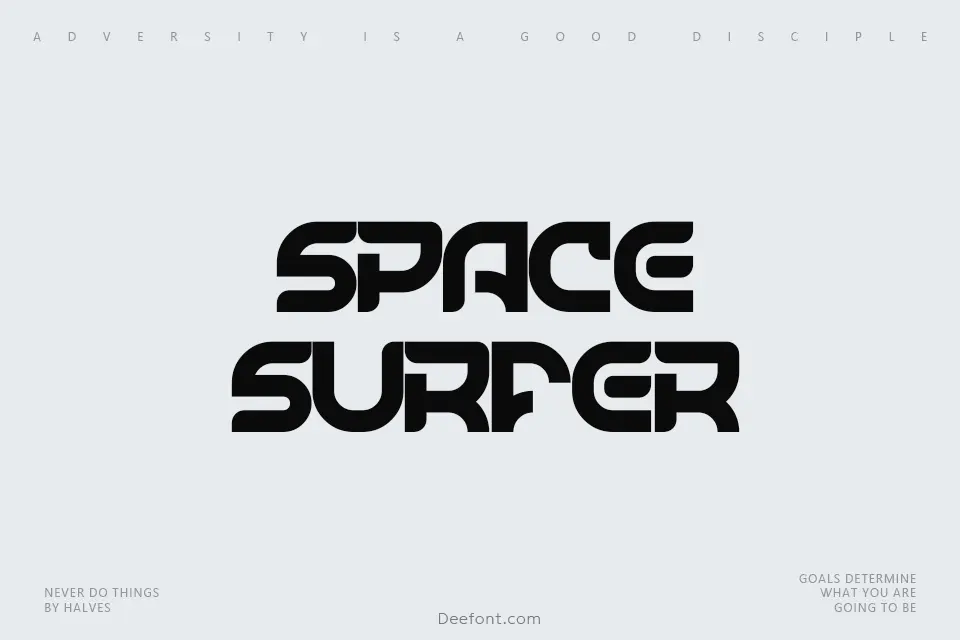 Space Surfer Font