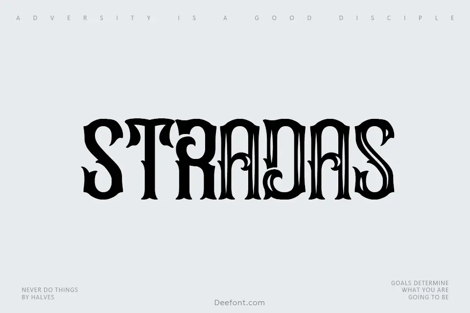 Stradas Font