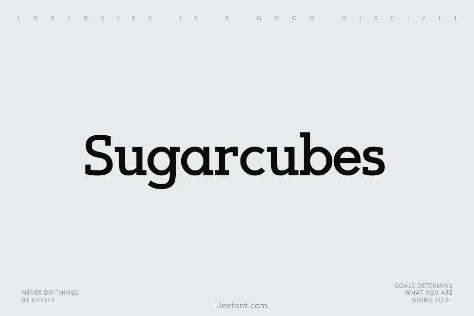 Sugarcubes Font Family