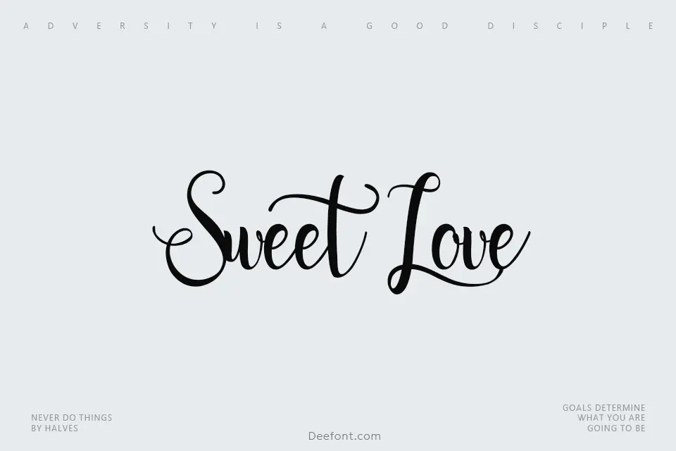 Sweet Love Font