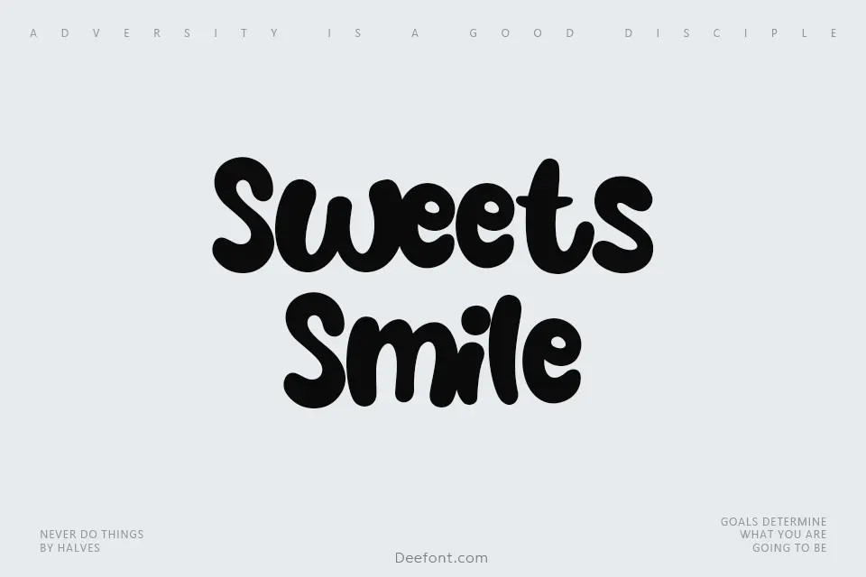 Sweets Smile Font