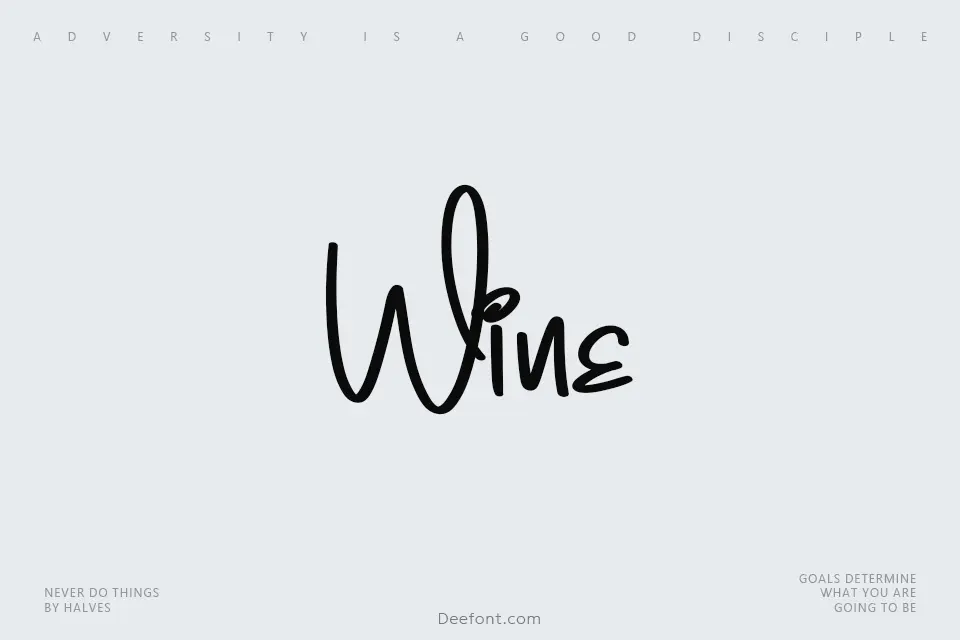 Wine Font