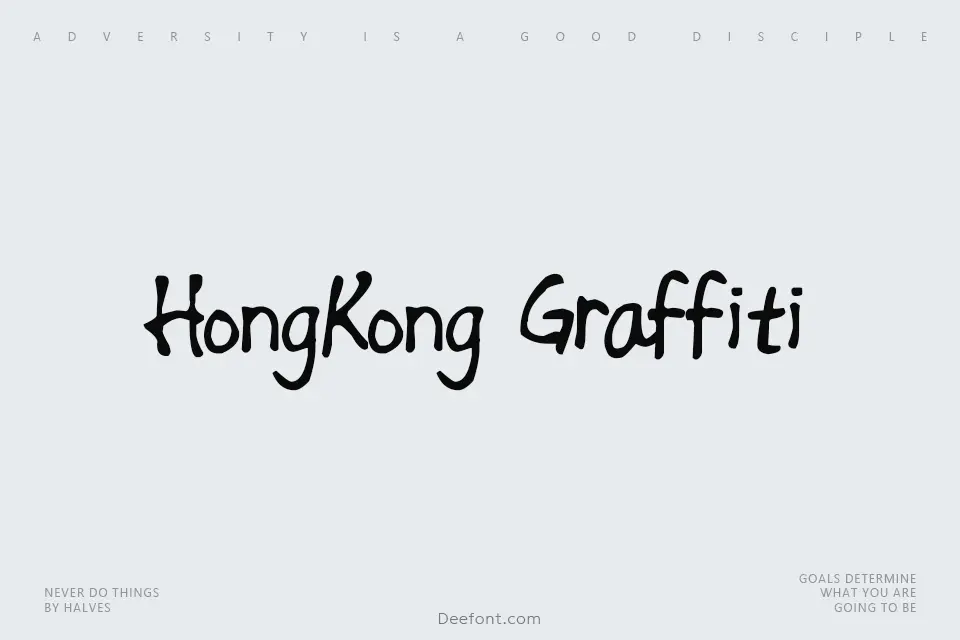 zai HongKong Graffiti Font